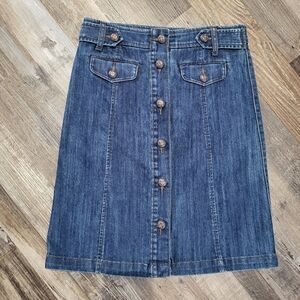 Y2K Retro RW & CO Jean Skirt